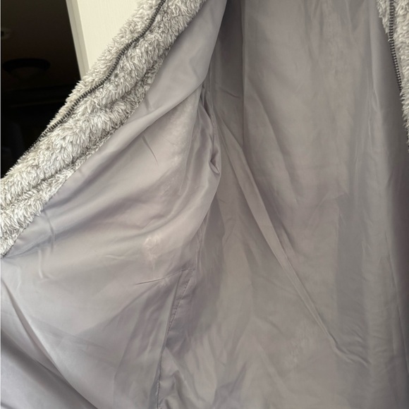 Brand NWT Democracy Cozy Grey Fleece Jacket - Picture 5 of 6